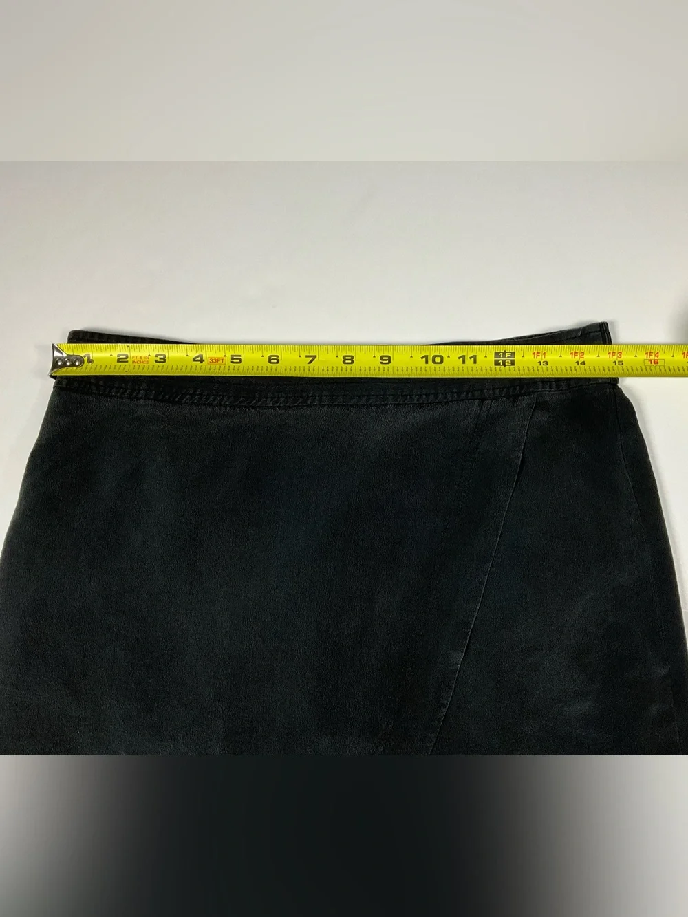 Madewell‎ Silk Parkway Mini Skirt Black Size Medium